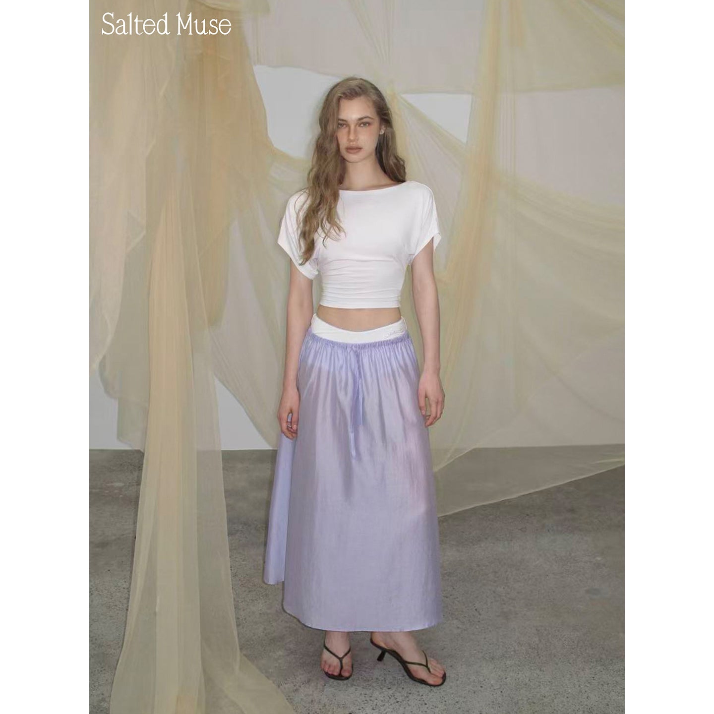【SaltedMuse】French Lace shorts and umbrella skirt