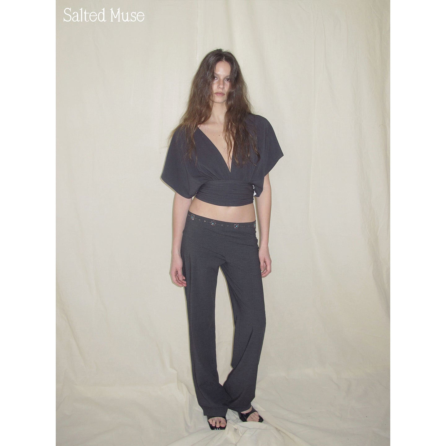 【SaltedMuse】Hot-drilled suit pants