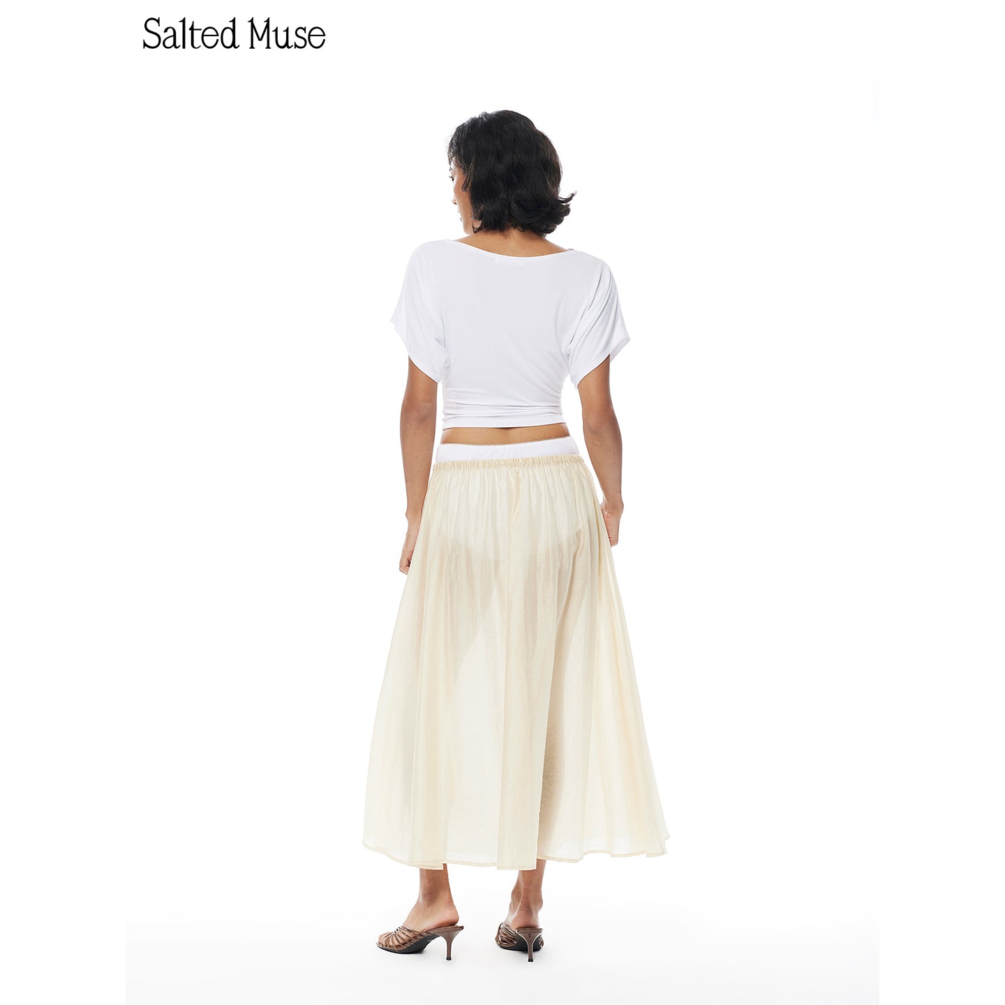 【SaltedMuse】French Lace shorts and umbrella skirt