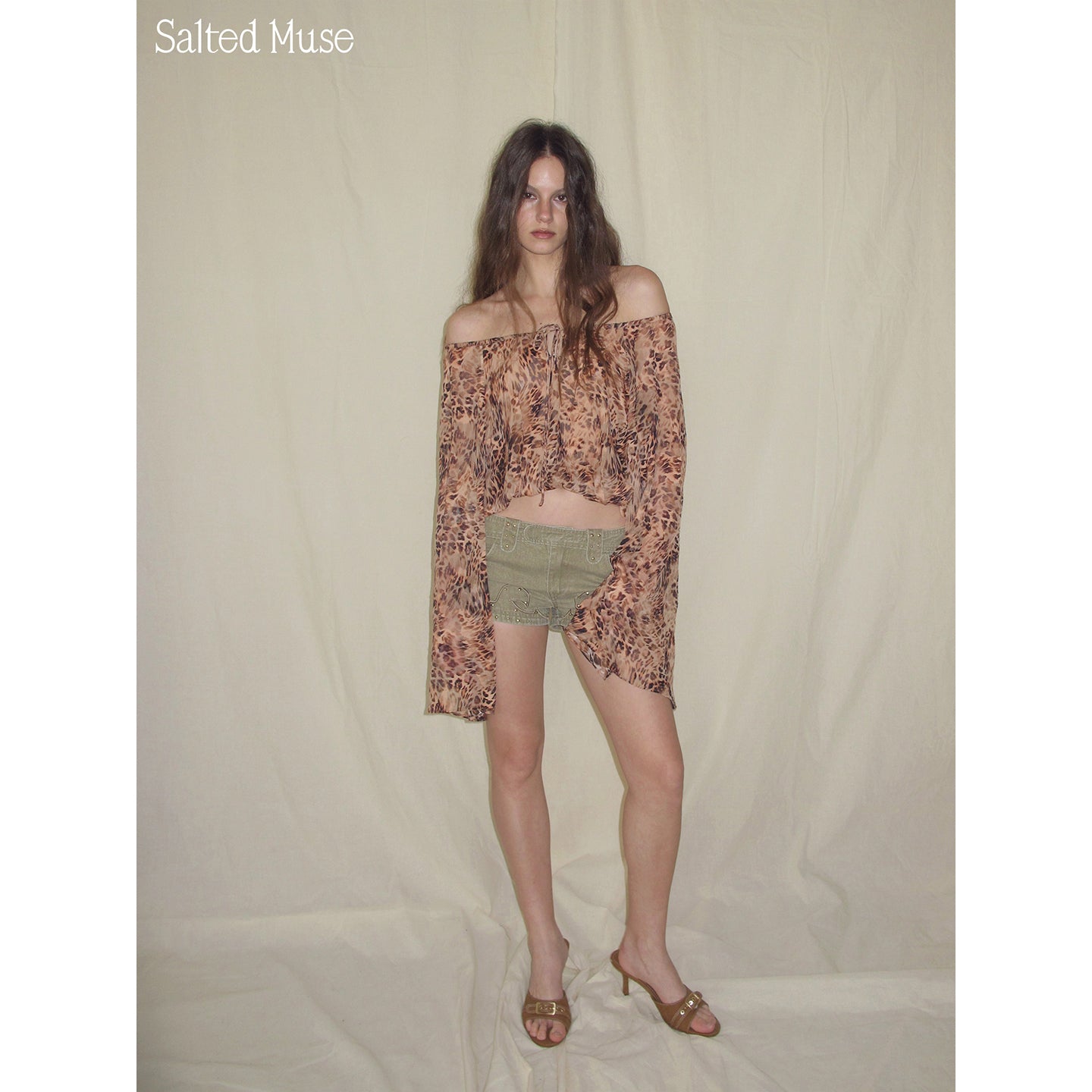 【SaltedMuse】Leopard print top