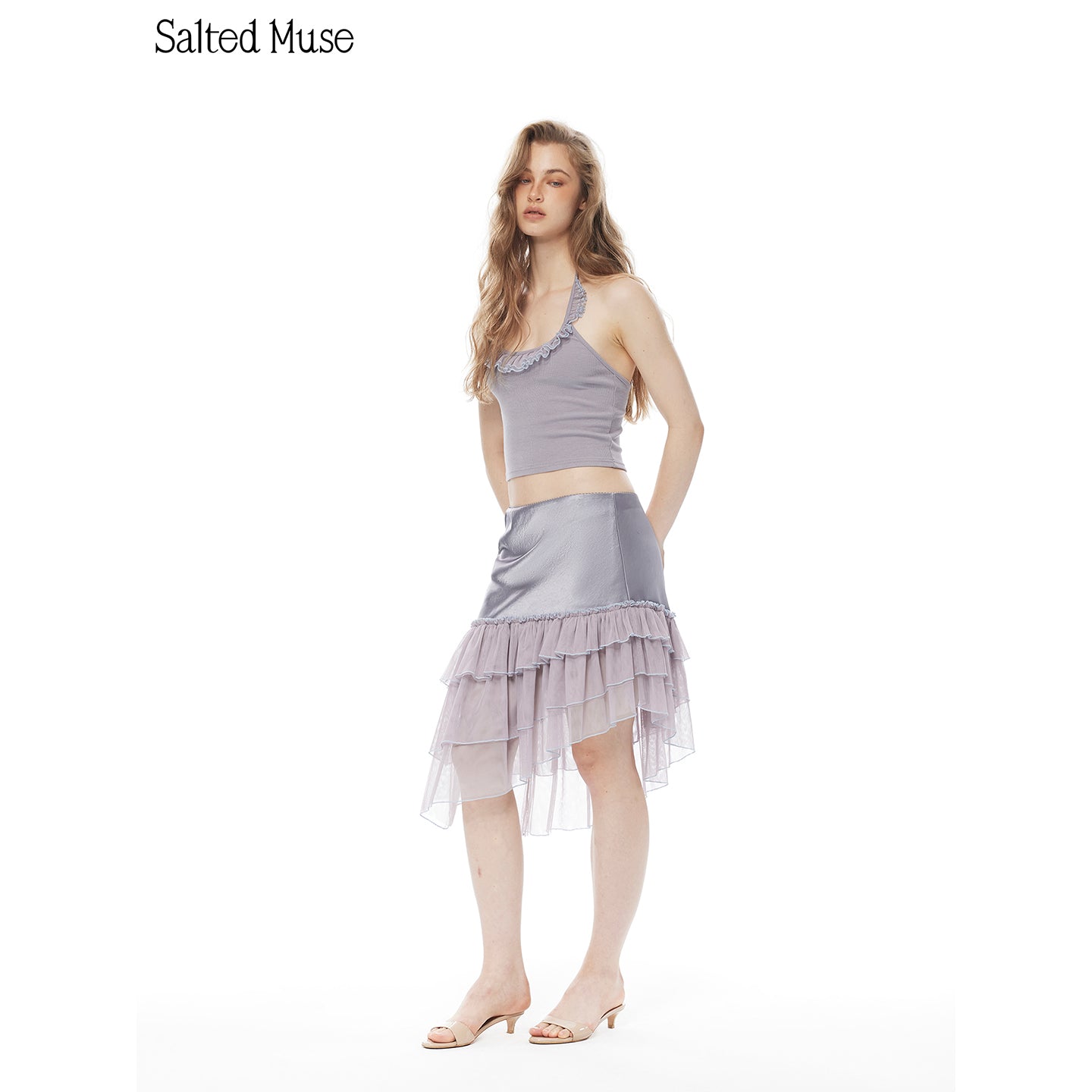 【SaltedMuse】French gauze cake dress