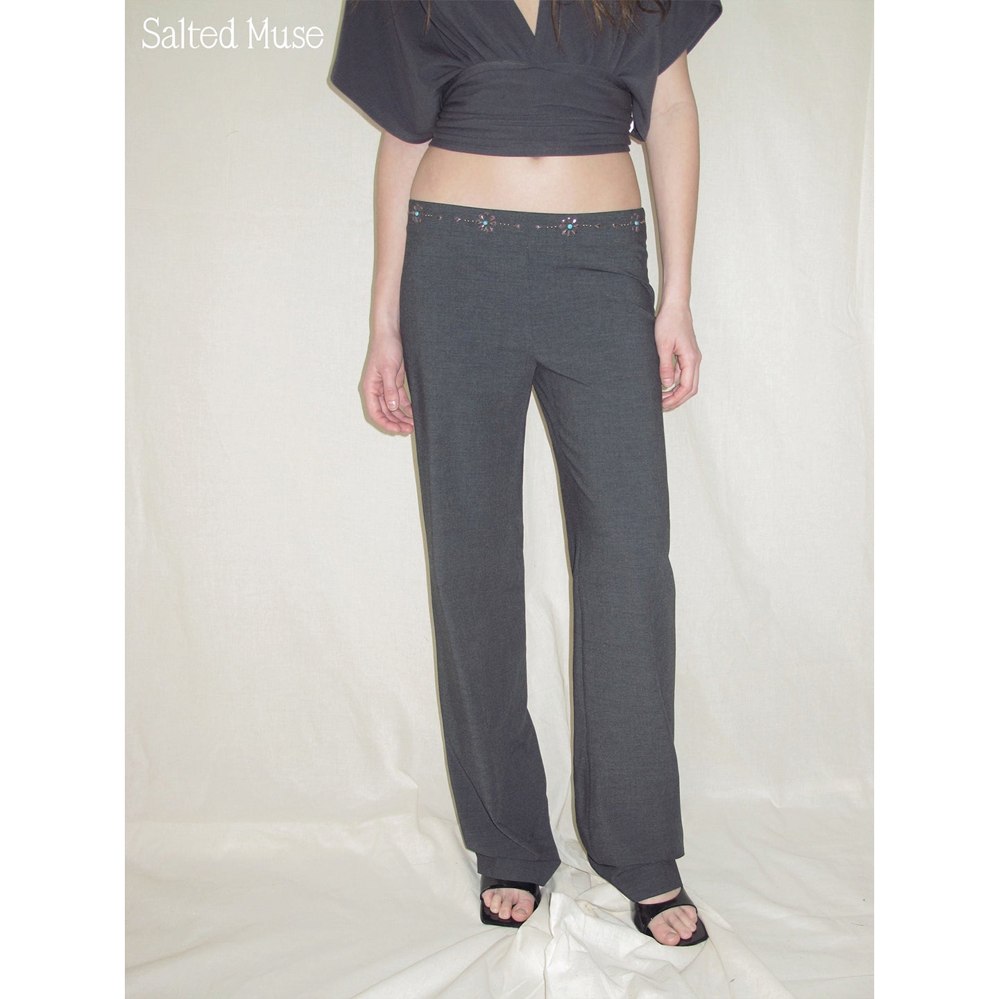 【SaltedMuse】Hot-drilled suit pants