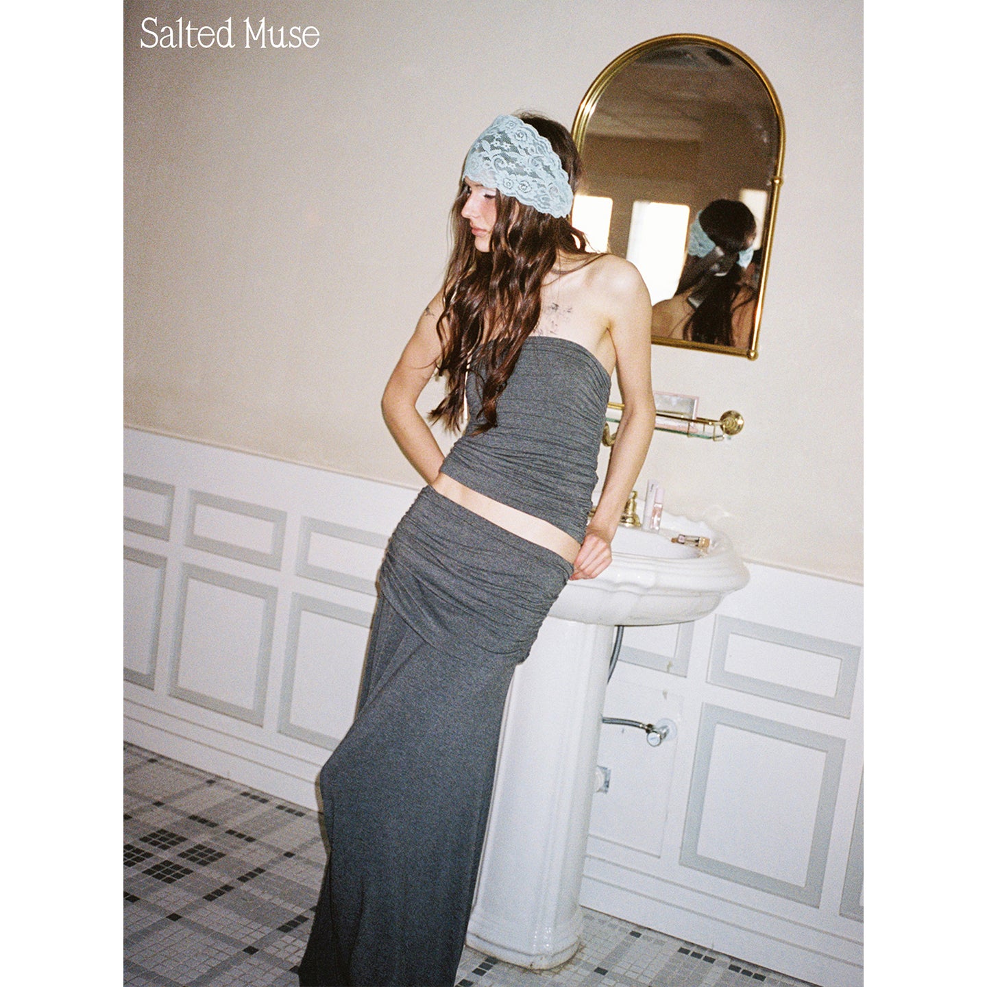 【SaltedMuse】Low-waisted crotch pants