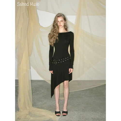 【SaltedMuse】French backless dress