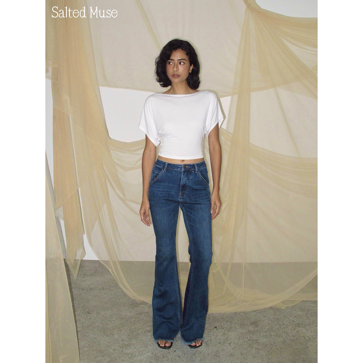 【SaltedMuse】French batwing top