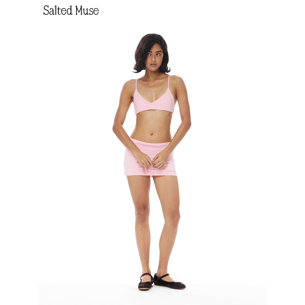 【SaltedMuse】French short-sleeved bra