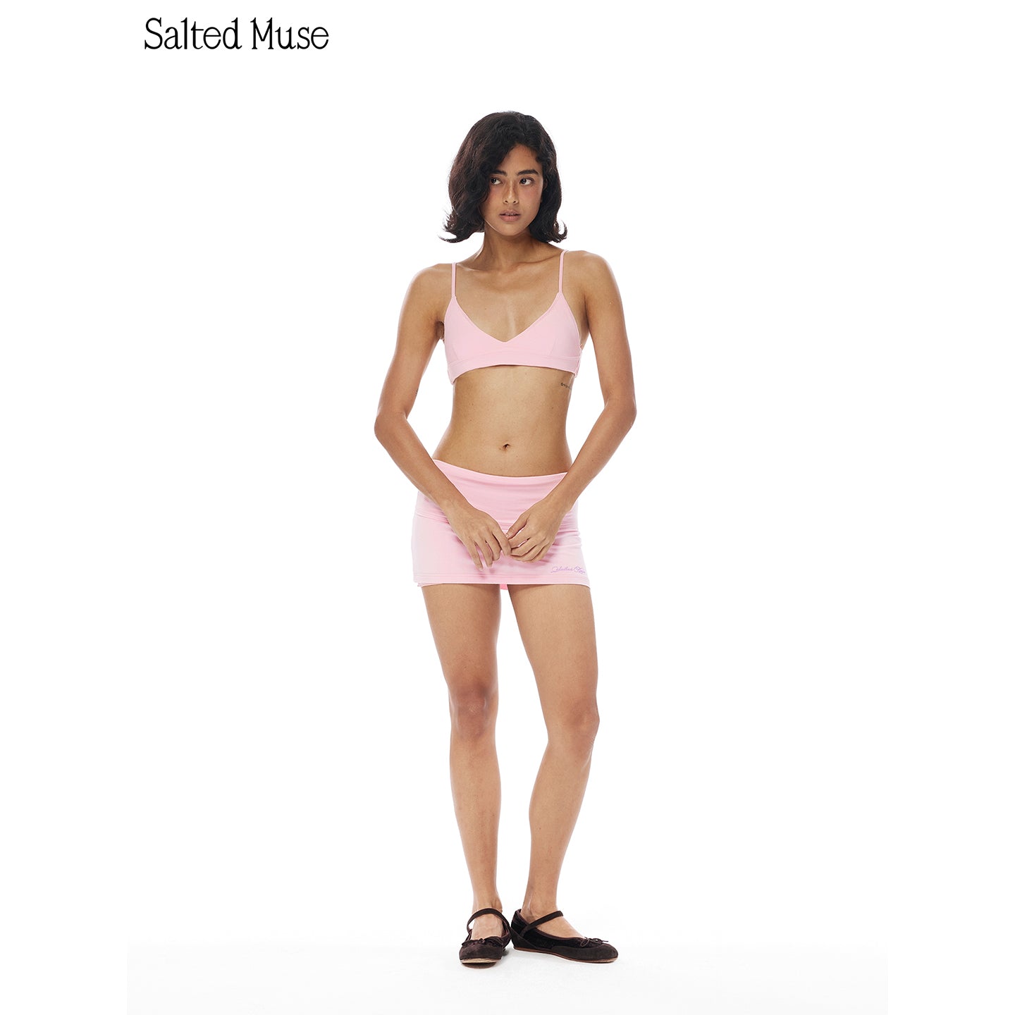 【SaltedMuse】French short-sleeved bra