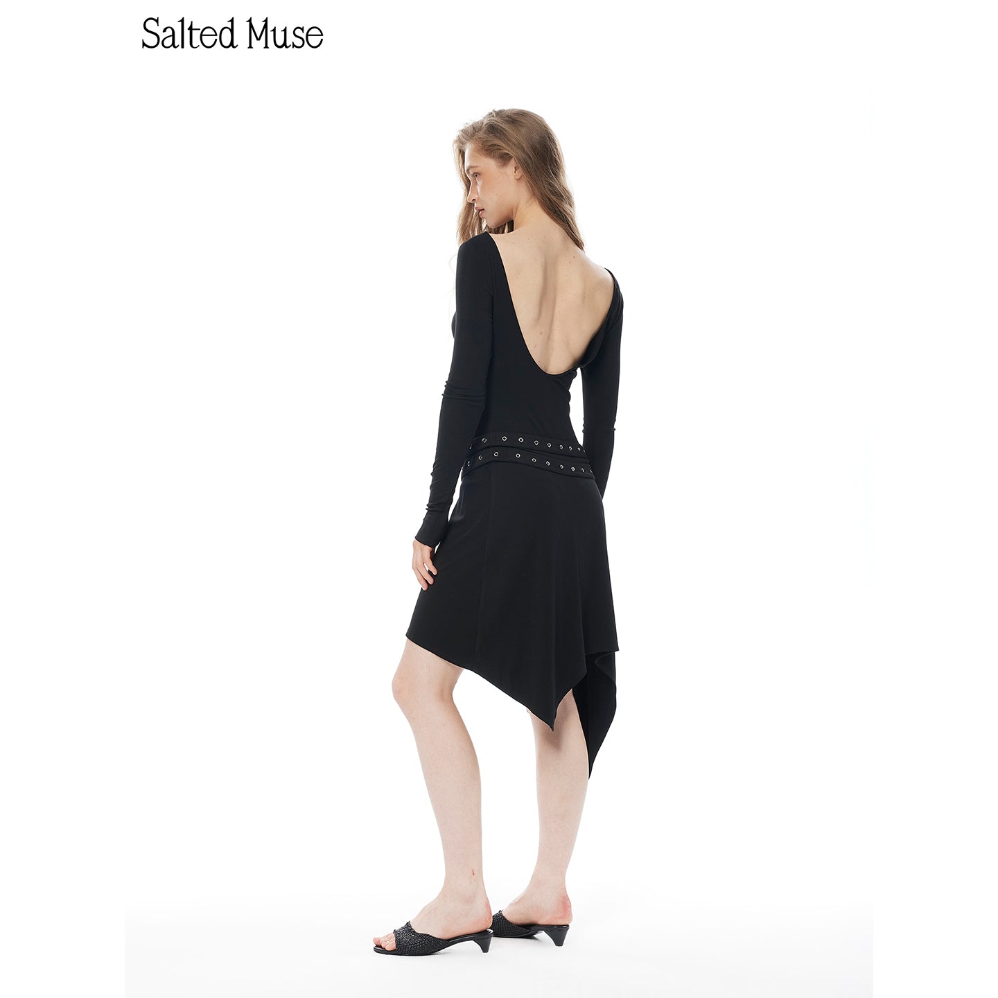 【SaltedMuse】French backless dress