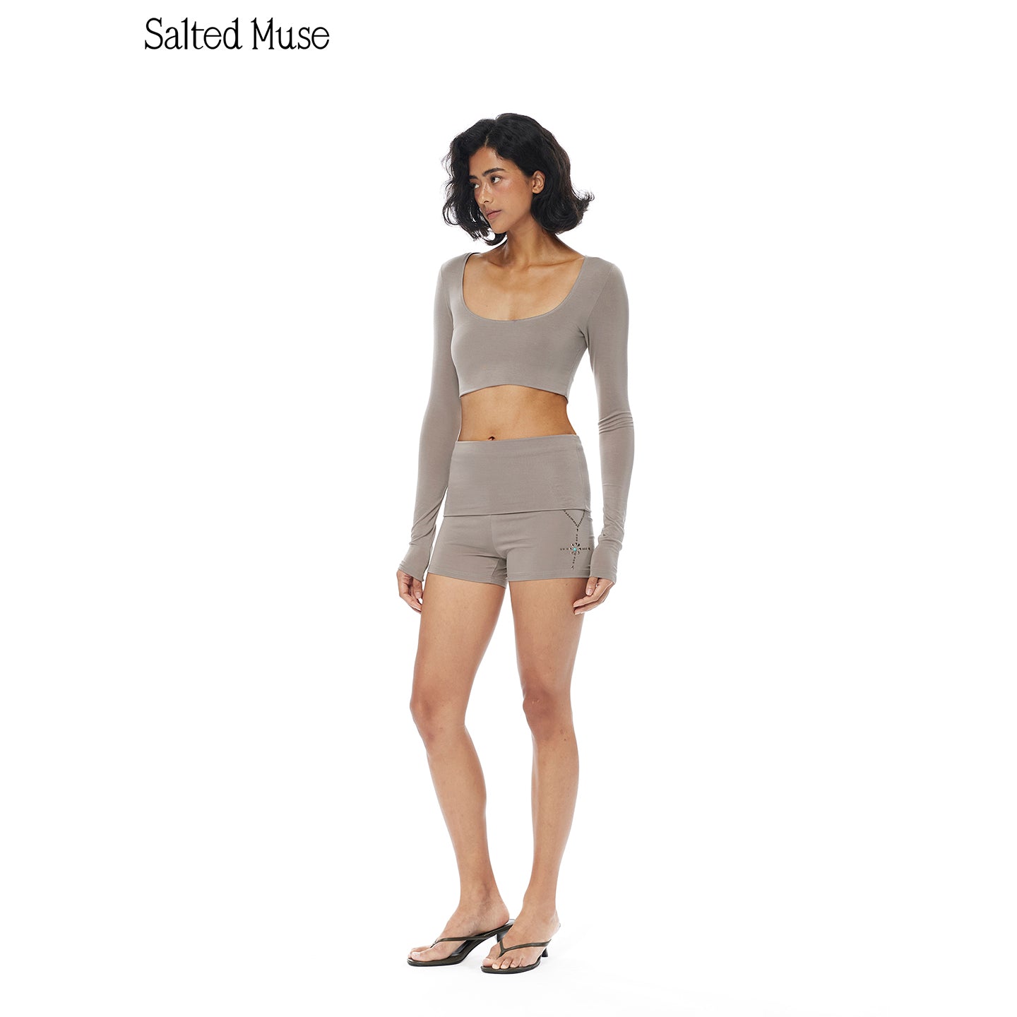 【SaltedMuse】French knitted top