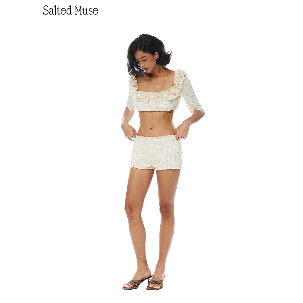 【SaltedMuse】French cropped top