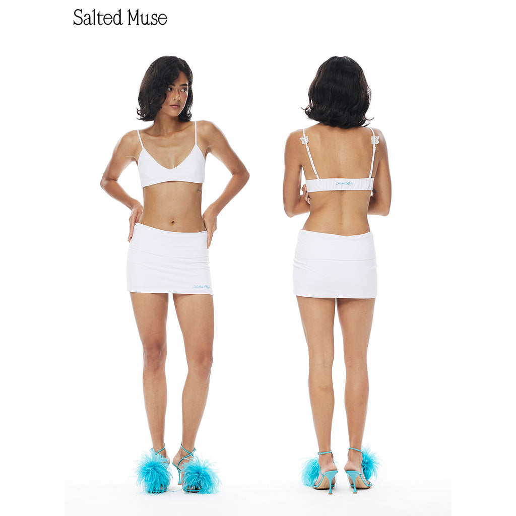 【SaltedMuse】French short-sleeved bra