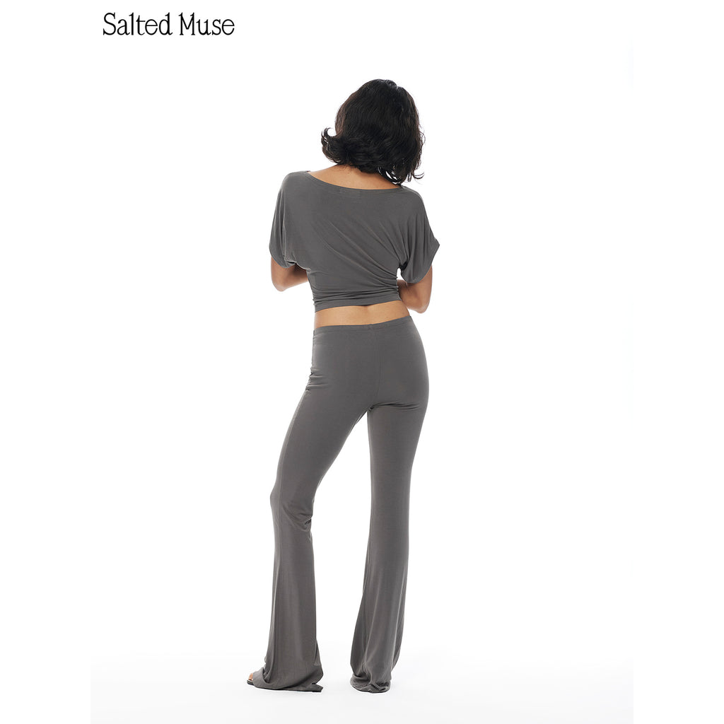 【SaltedMuse】French wide-leg trousers