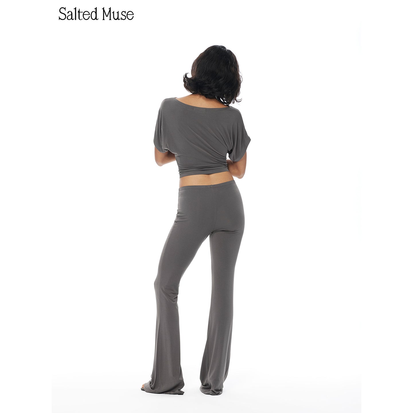 【SaltedMuse】French wide-leg trousers