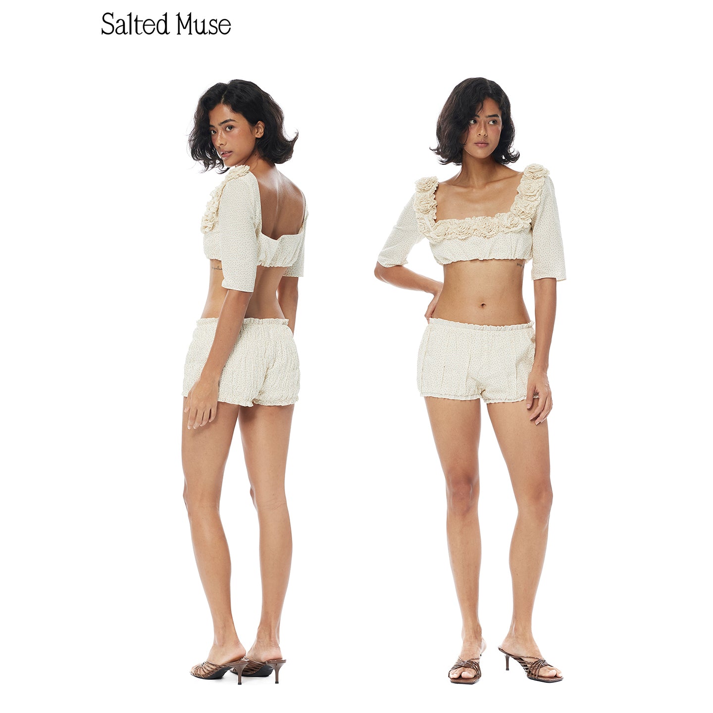 【SaltedMuse】French cropped top