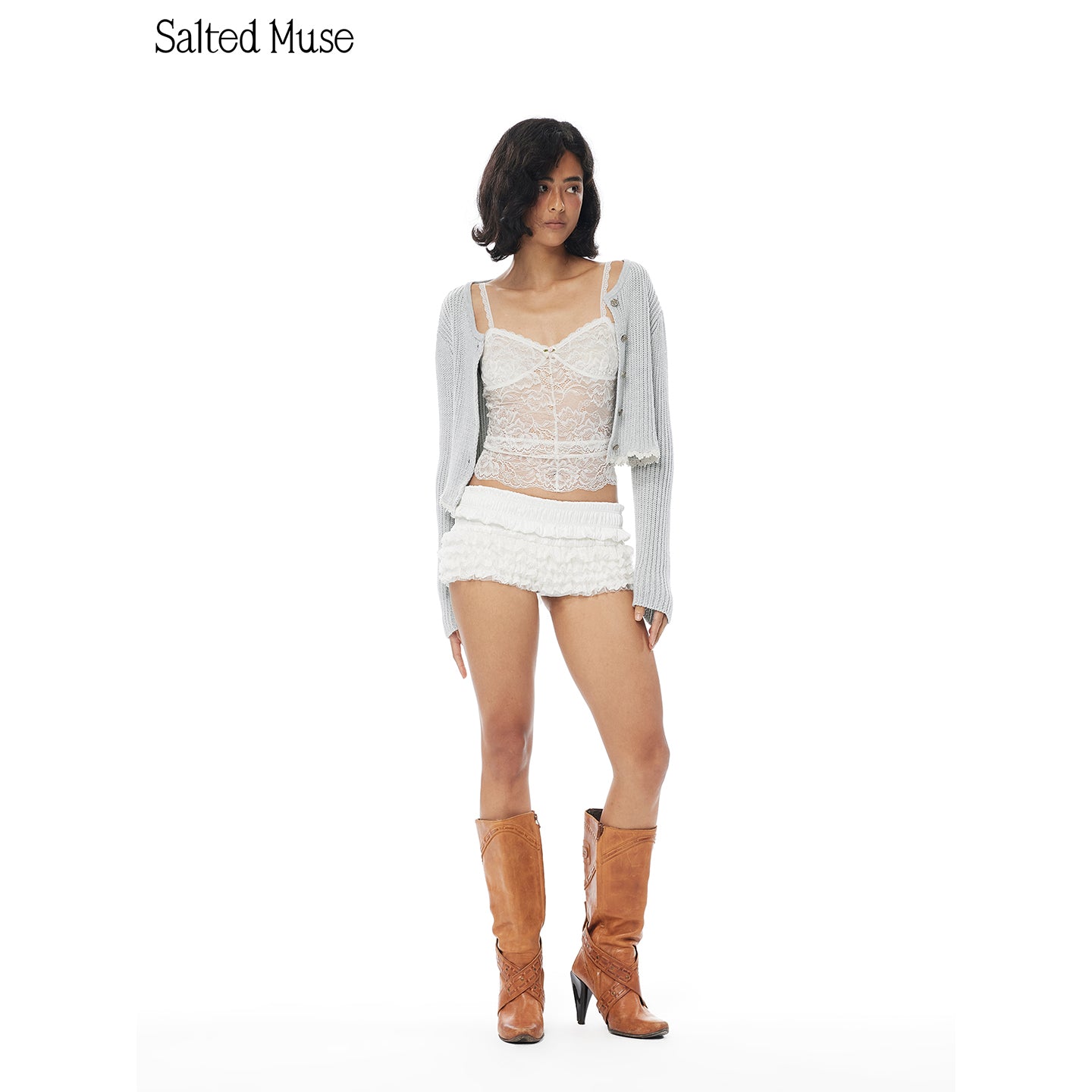 【SaltedMuse】French cake dress pants