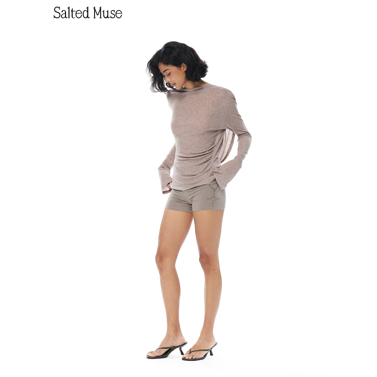 【SaltedMuse】French knit shorts