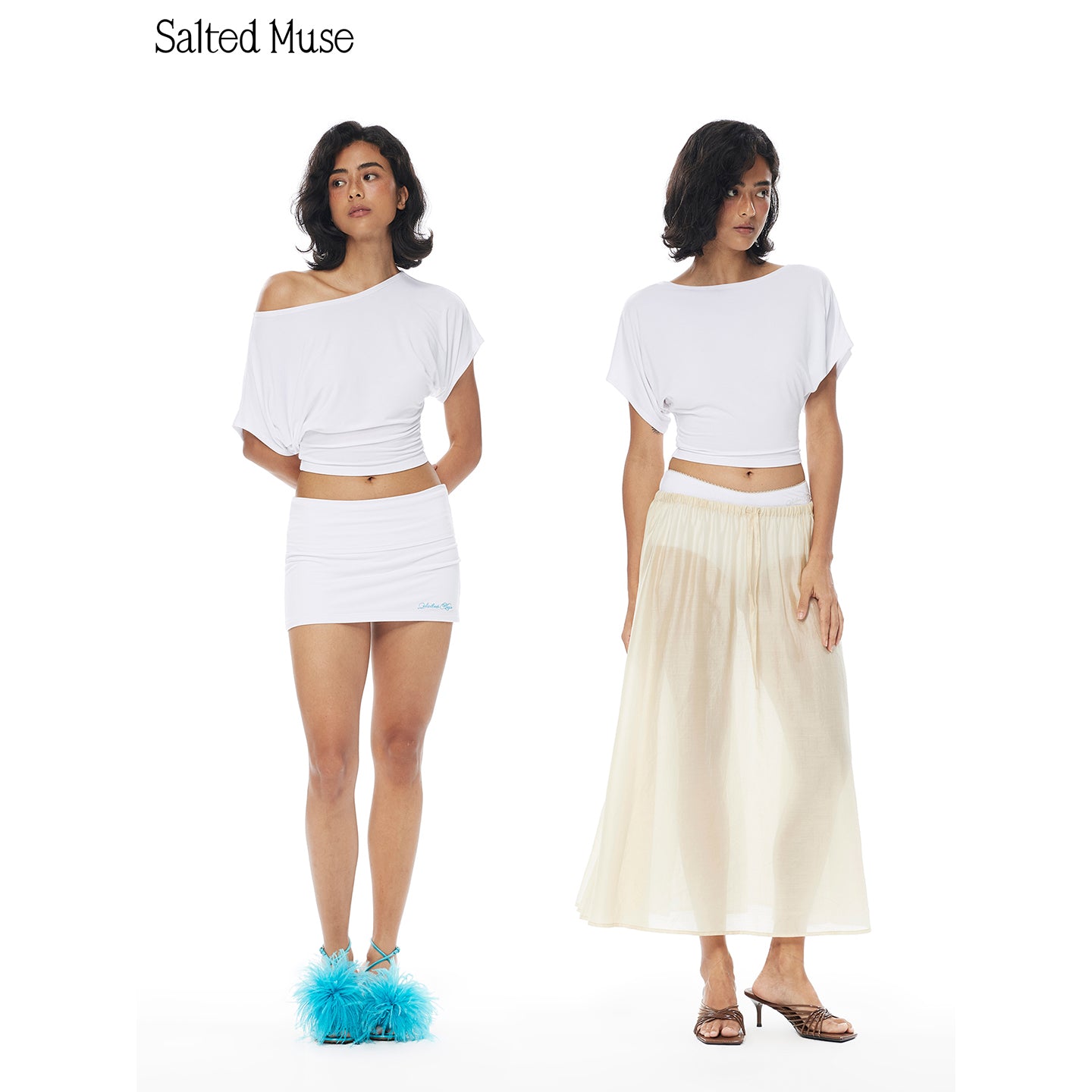 【SaltedMuse】French batwing top