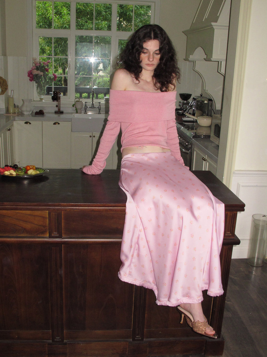 THE ROSALIE SKIRT丨 PINK