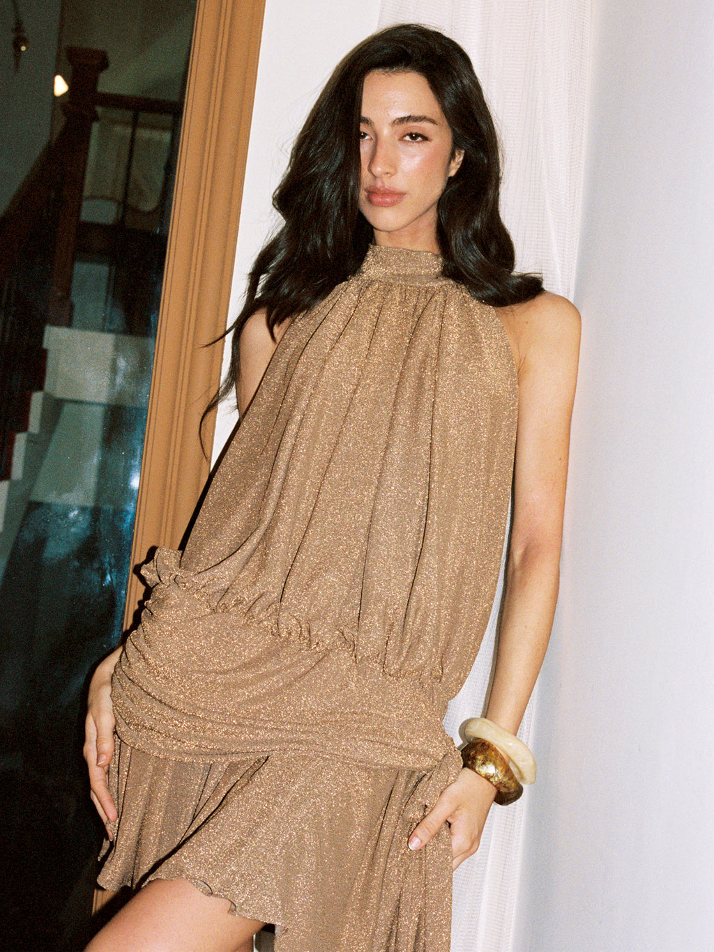 THE MIREILLE DRESS丨 KHAKI