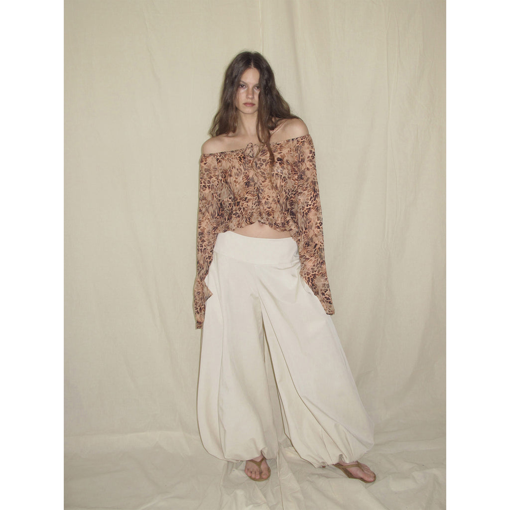 【SaltedMuse】Cotton-feeling lantern pants