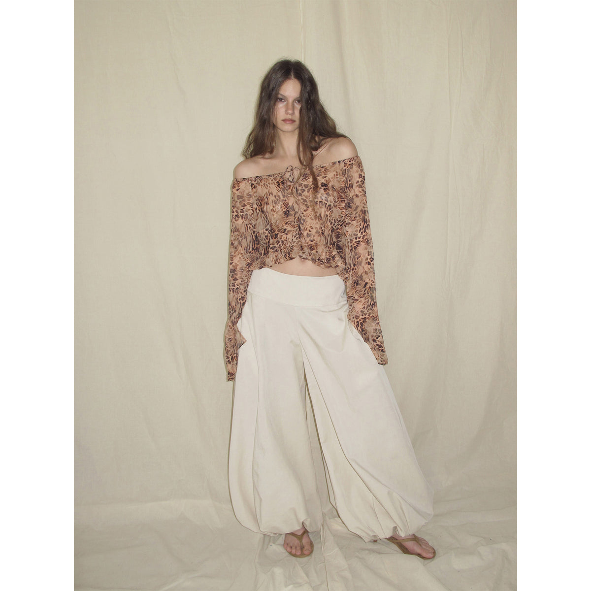 【SaltedMuse】Cotton-feeling lantern pants