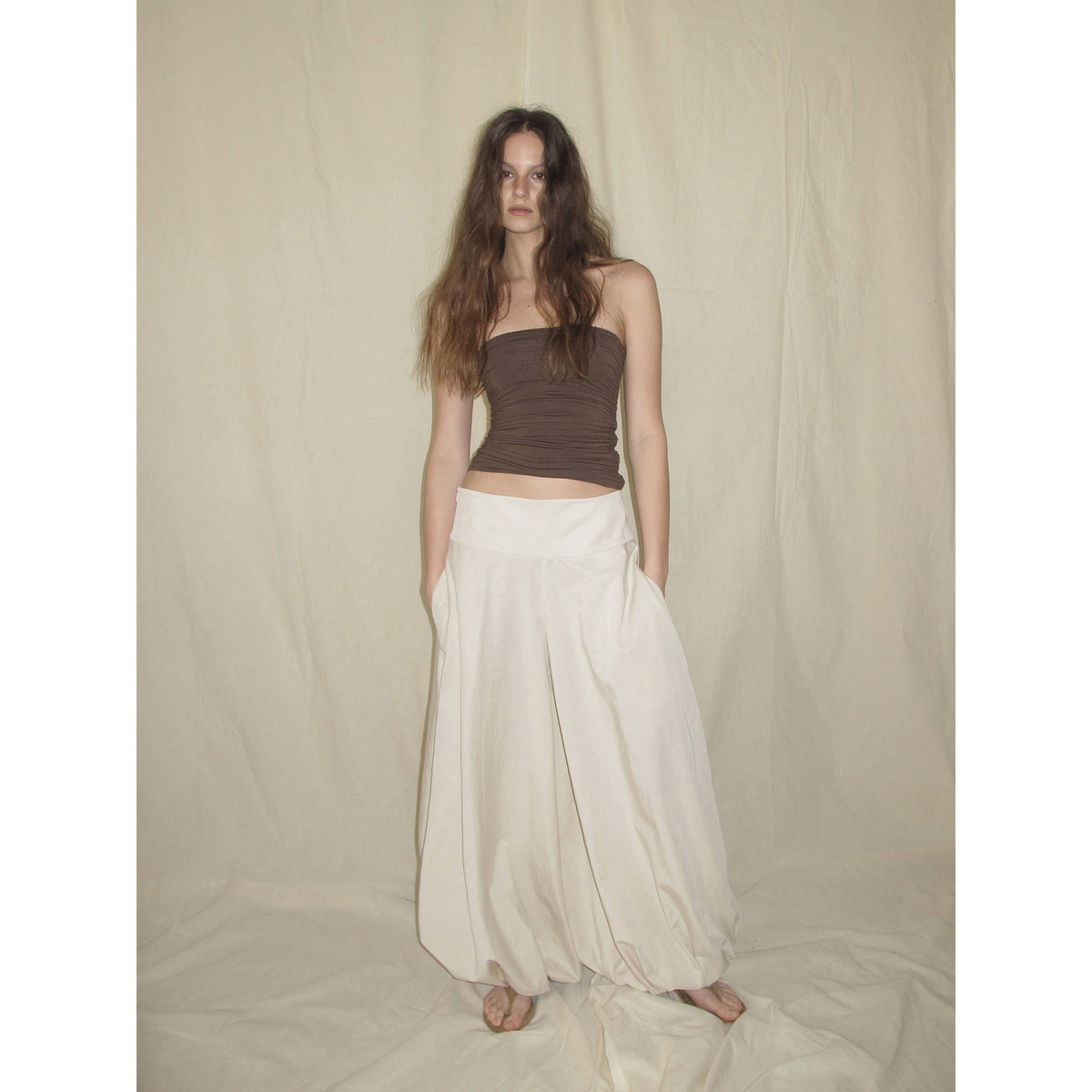 【SaltedMuse】Cotton-feeling lantern pants