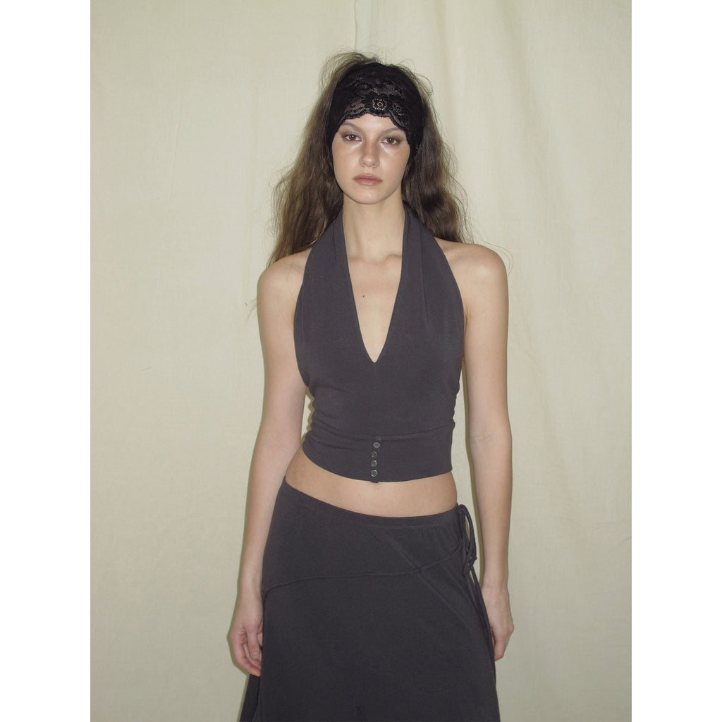 【SaltedMuse】Deep v-neck knitwear
