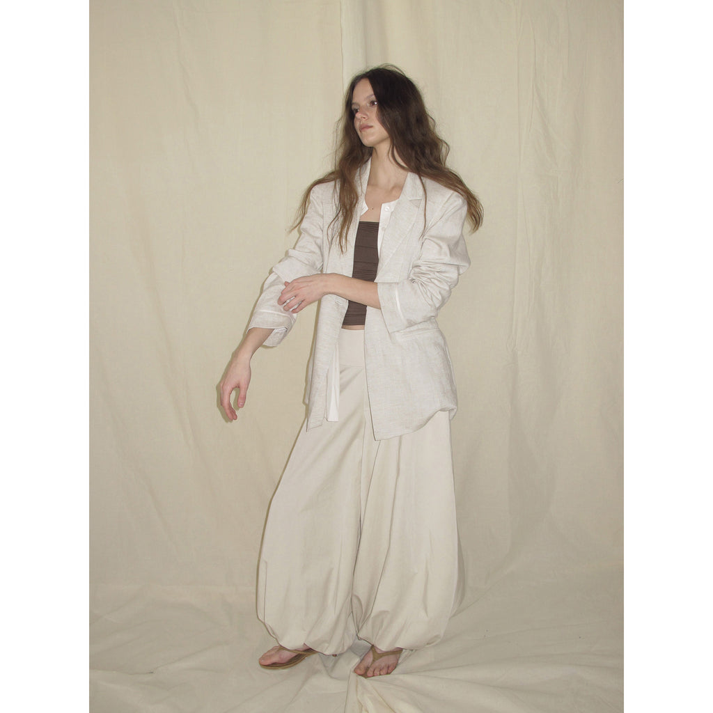【SaltedMuse】Cotton-feeling lantern pants