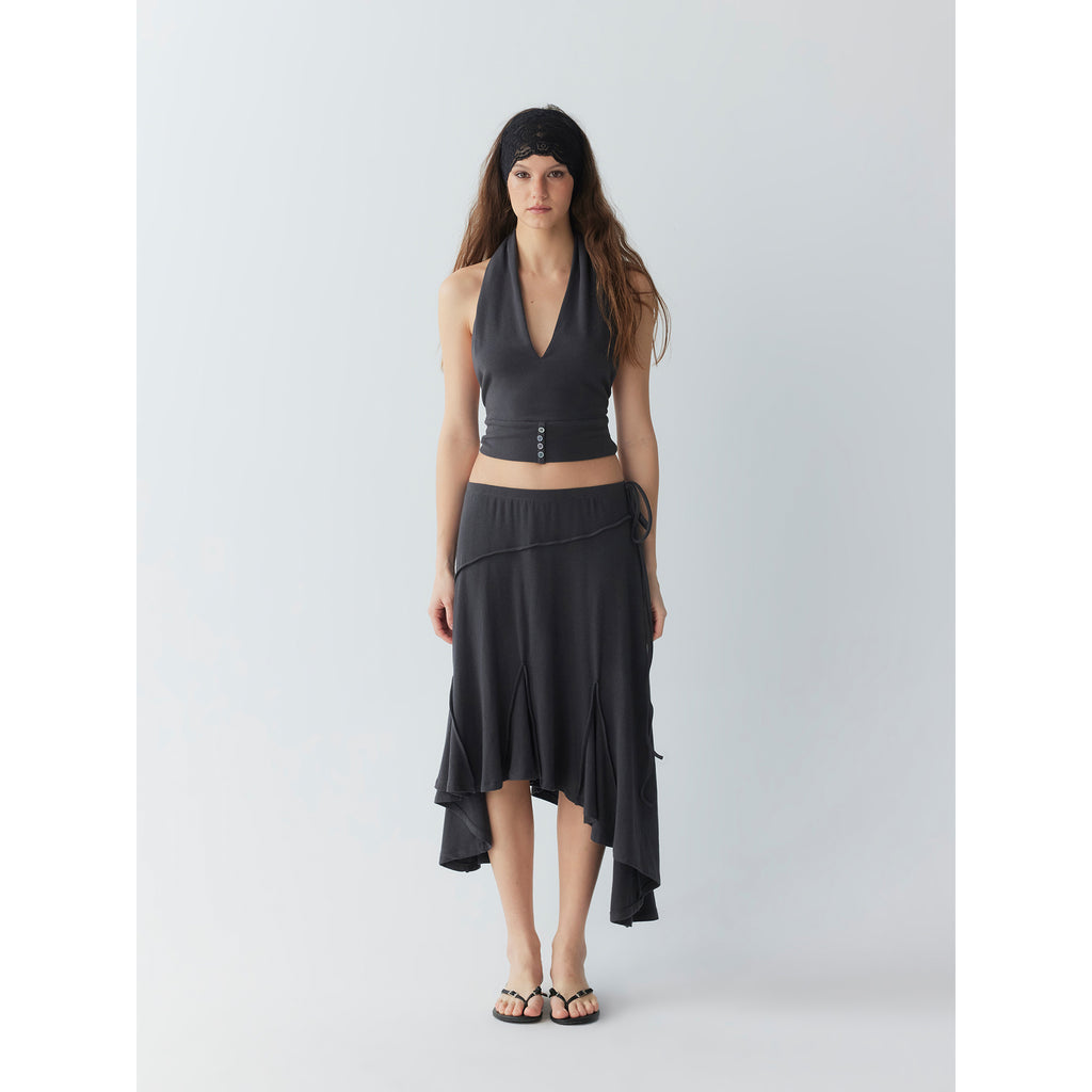 【SaltedMuse】Deep v-neck knitwear