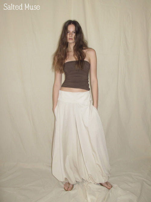 【SaltedMuse】Cotton-feeling lantern pants