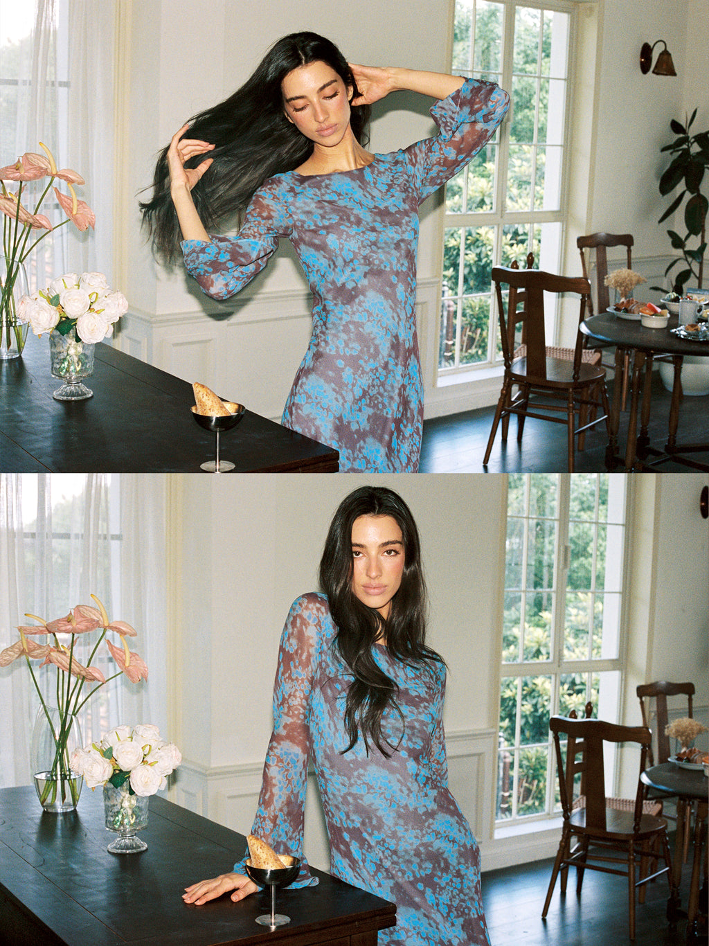 THE HELOISE  DRESS丨 BLUE