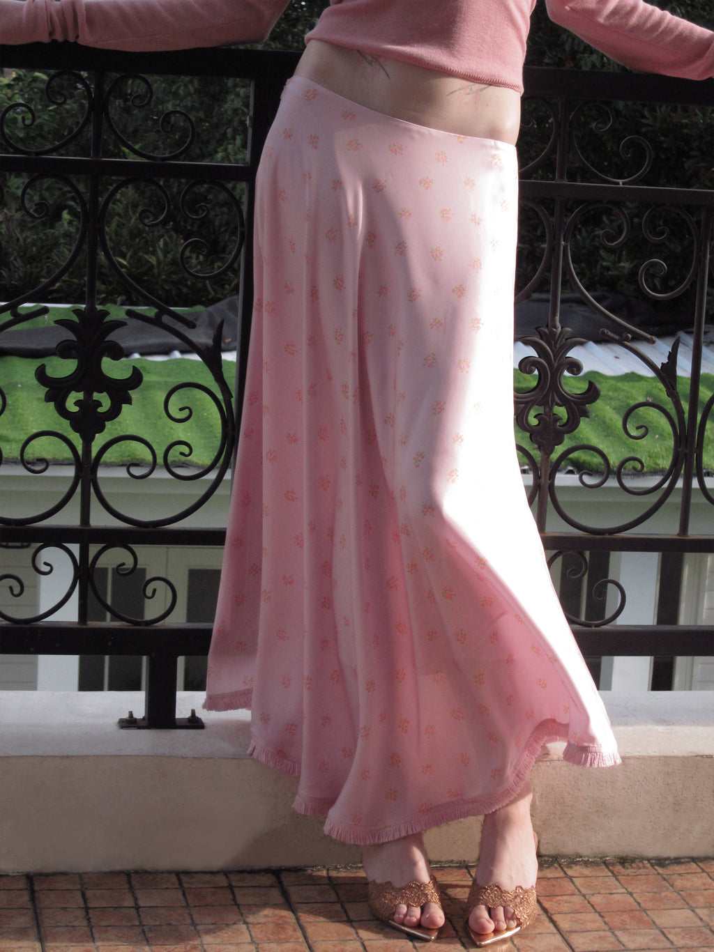 THE ROSALIE SKIRT丨 PINK
