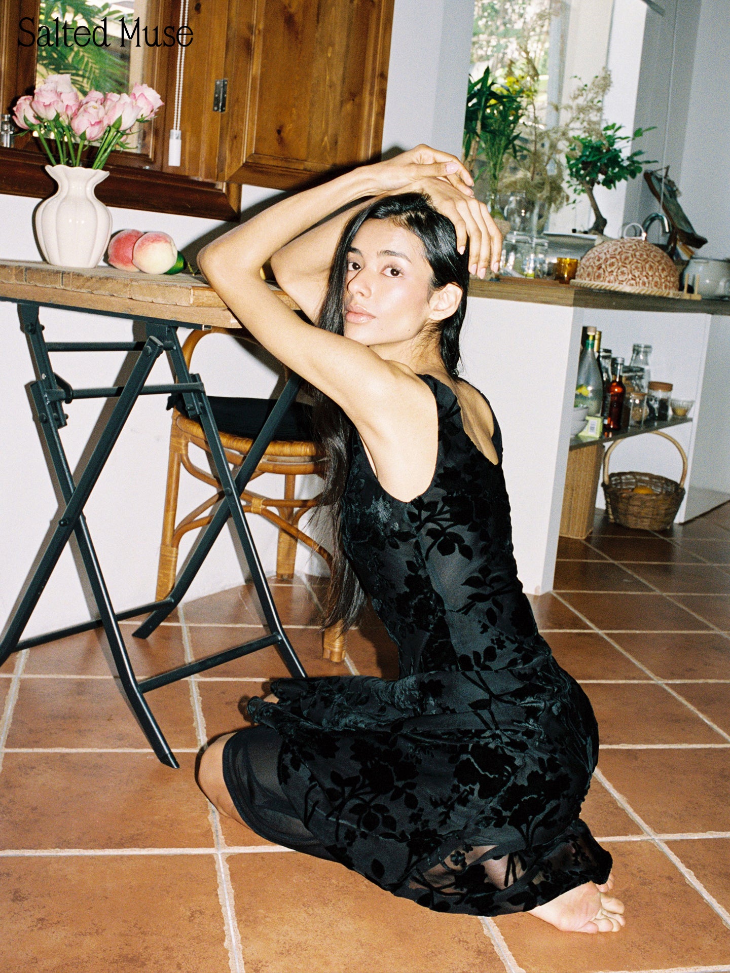 【SaltedMuse】Burnout Sleeveless Dress