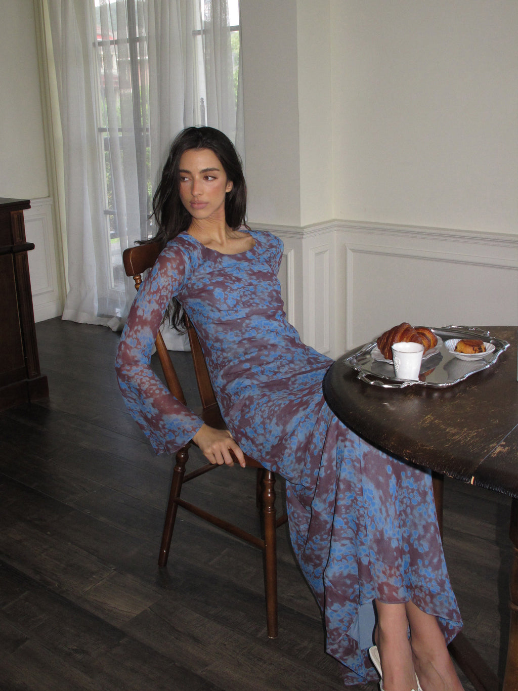 THE HELOISE  DRESS丨 BLUE