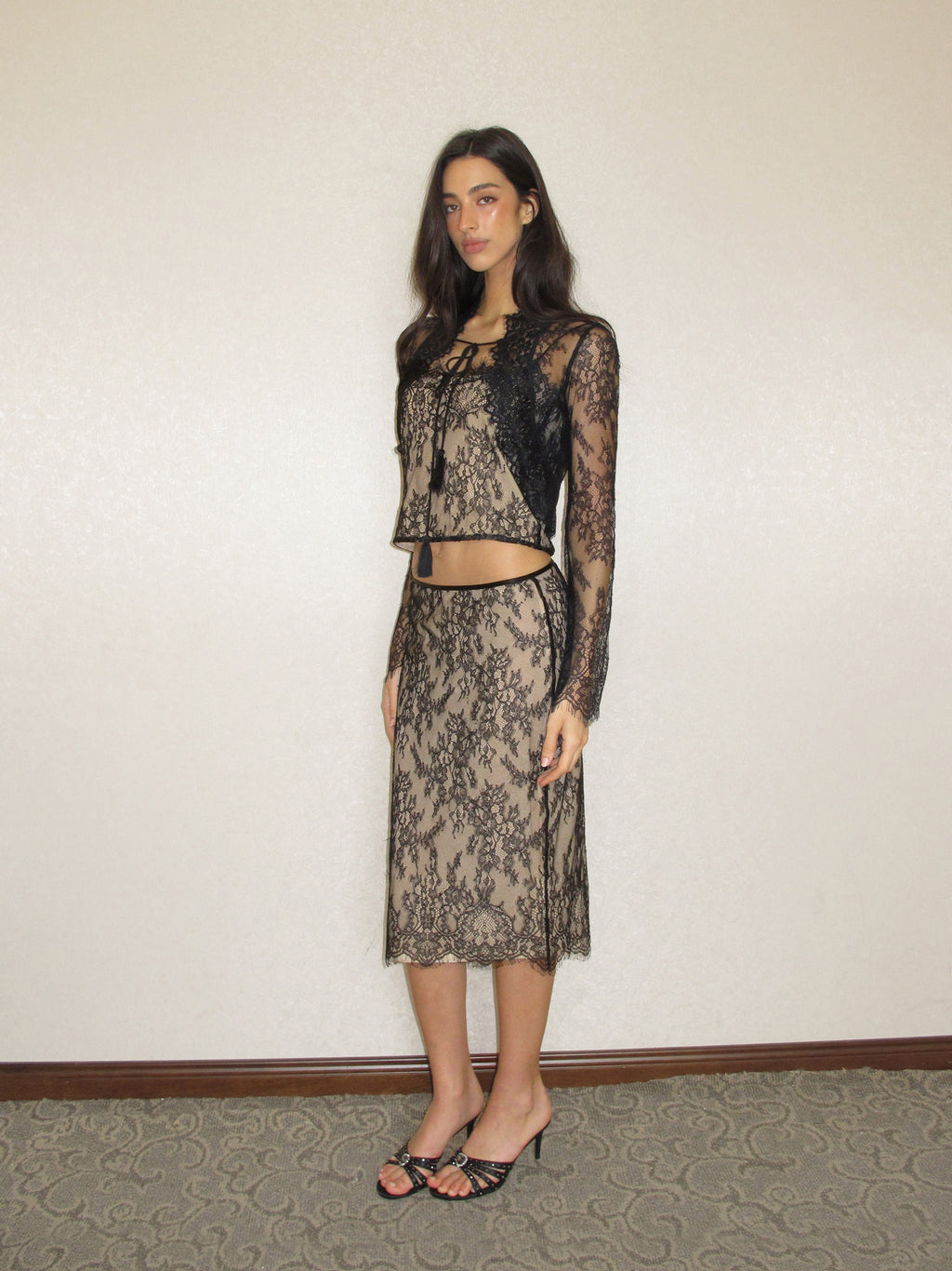 THE MADELEINE SKIRT 丨 BLACK