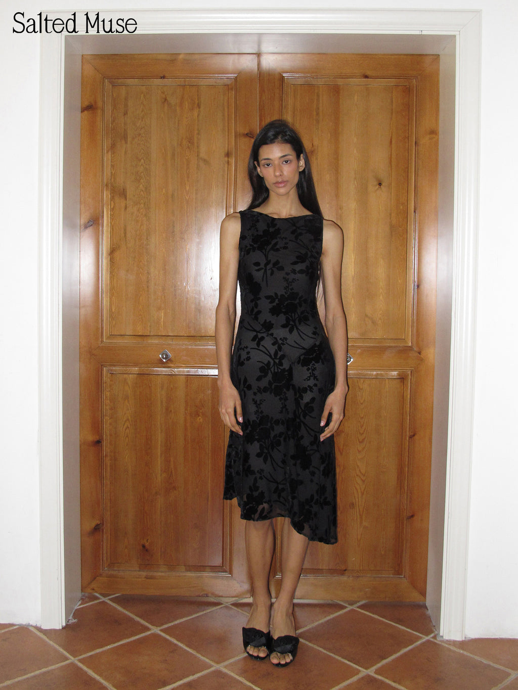 【SaltedMuse】Burnout Sleeveless Dress